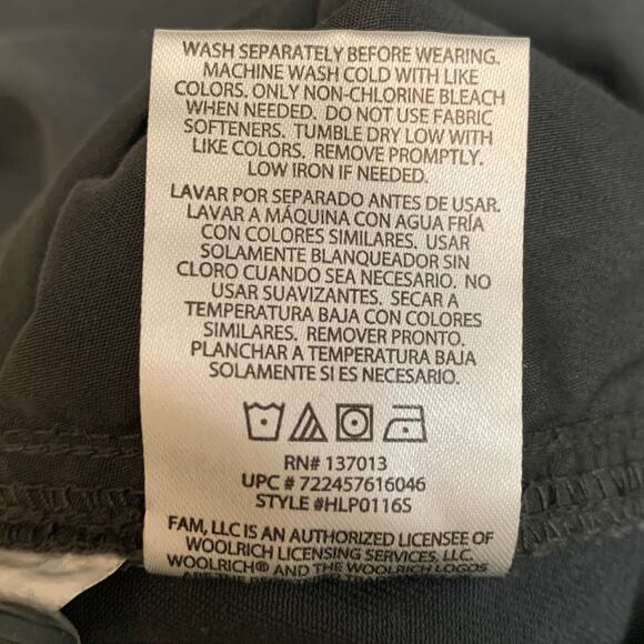 Woolrich Pant Women 14 Gray Sunday Chino Mid-Rise Skinny Lightweight New - Picture 7 of 10